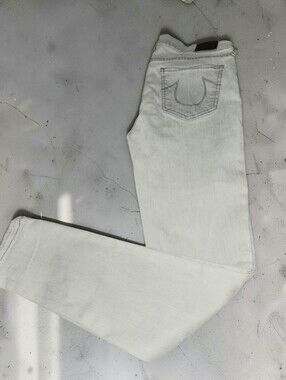 True Religion Light Wash Straight Jeans